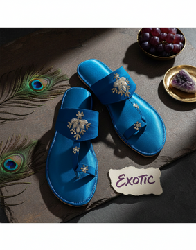 Blue beauty Kolhapuri