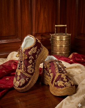 MAROON BRIDAL CHUNKY SNEAKERS 🤩✨ (MAKE TO ORDER)