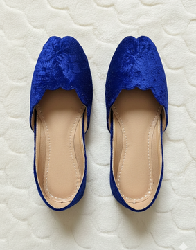 Basic velvet BLUE