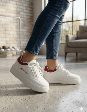 Elite Crimson Sneaker