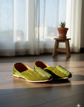 Basic velvet leaf green