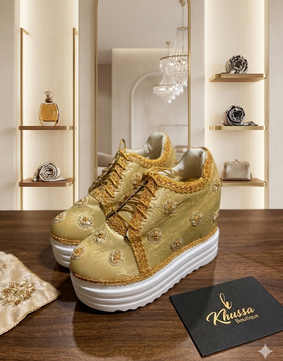 GOLDEN BEGUM SNEAKERS 🤩✨ (MAKE TO ORDER)
