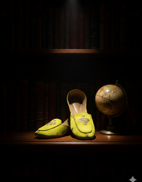 Lime green beauty loafers