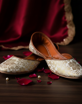 Banarsi Khussas (Fawn Gold)